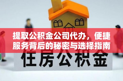 慈溪提取公积金公司代办，便捷服务背后的秘密与选择指南